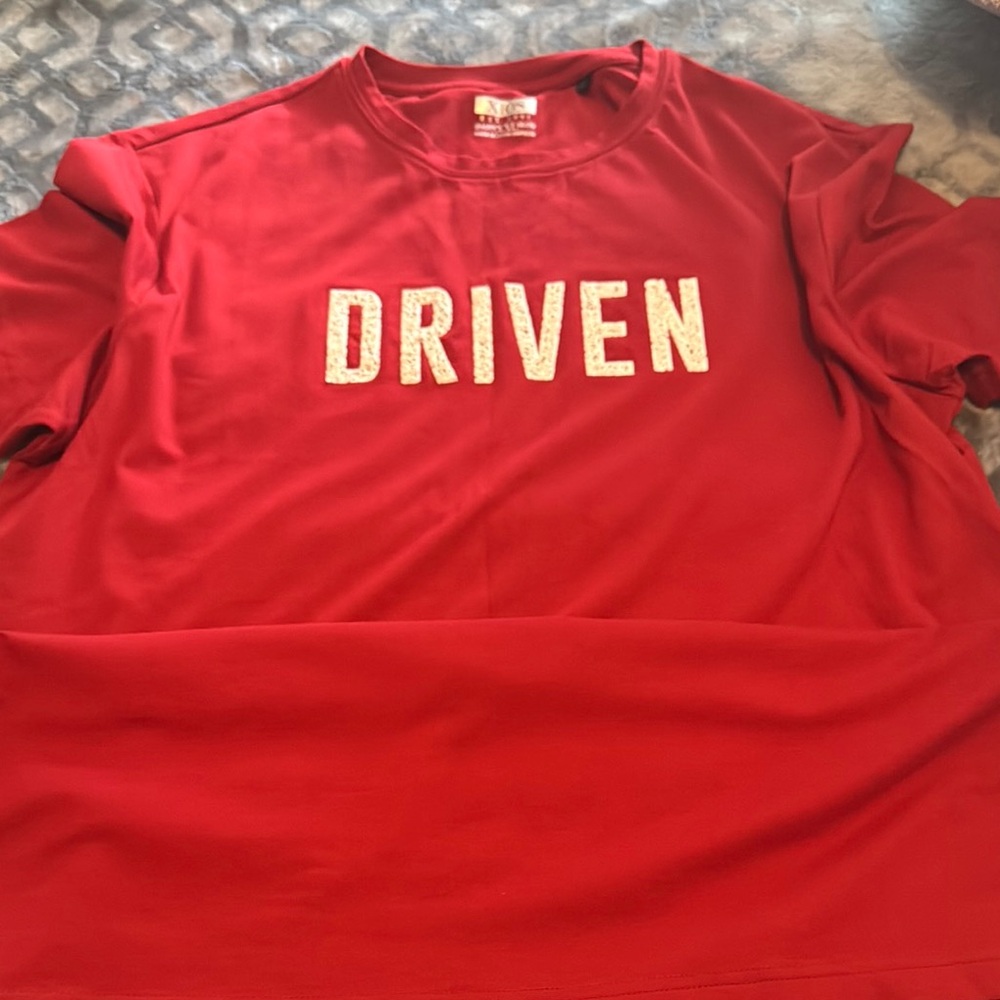 Red 'Driven' Graphic T-Shirt
